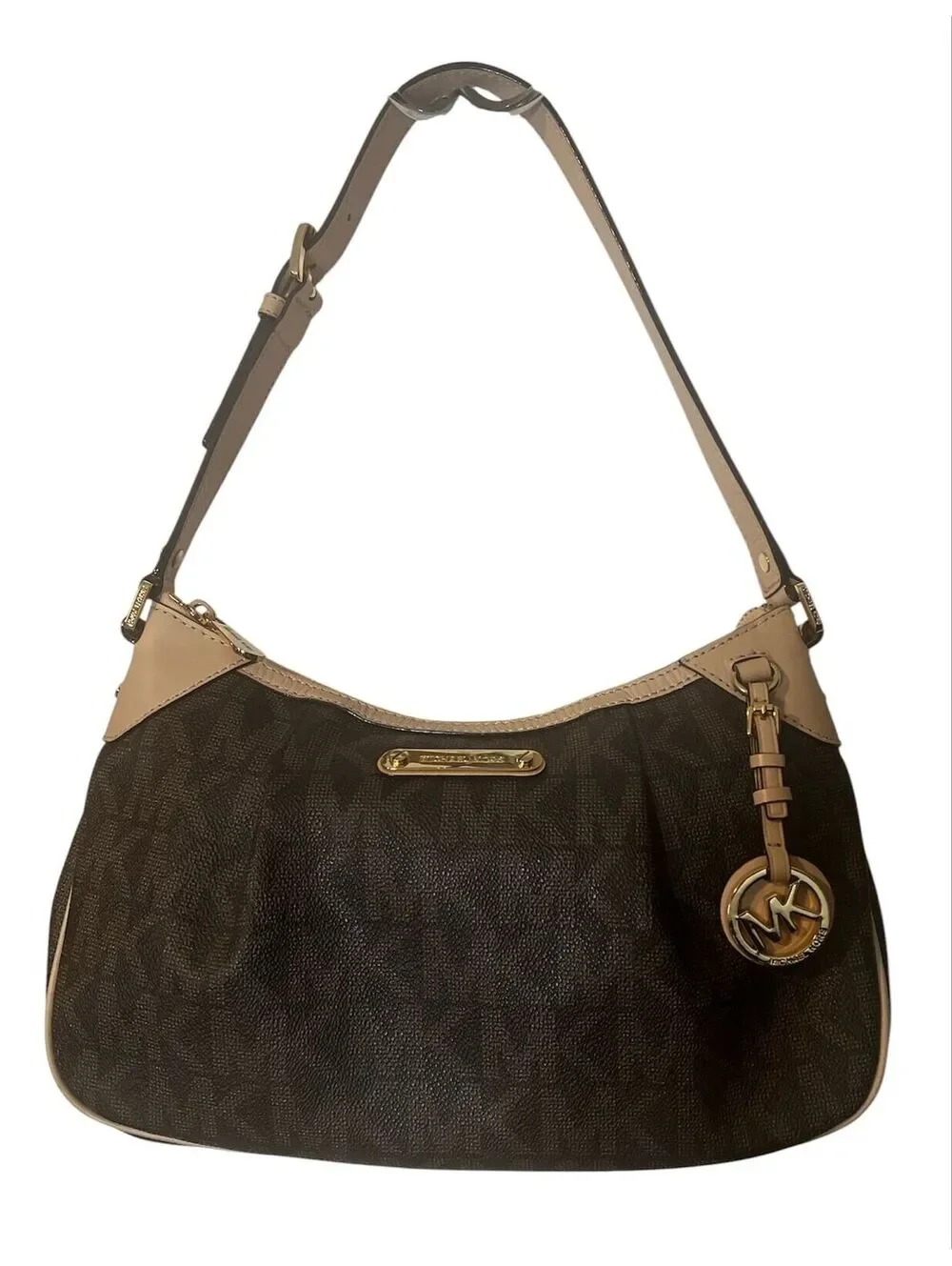 MK106. Michael Kors Jet Set Signature Hobo / Shoulder Bag